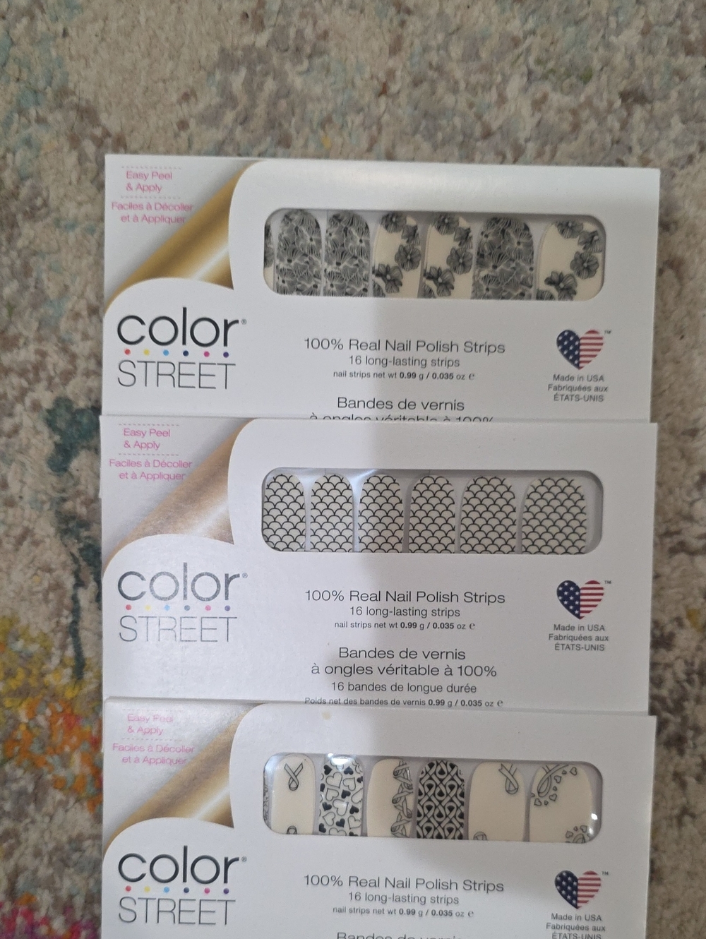 Color Street Clear Overlay Nail Polish Strips